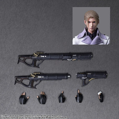 Final Fantasy VII Remake - Rufus Shinra - Play Arts Kai (Square Enix)ㅤ – Square Enix – ActionFigureBrasil — iluminação de estúdio