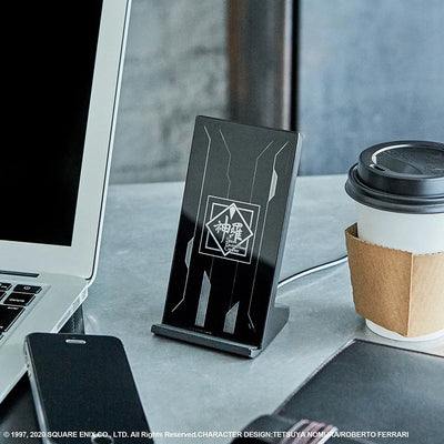 Final Fantasy VII Remake (Shinra) Wireless Charging Stand – Square Enix – ActionFigure Brasil — detalhe do produto
