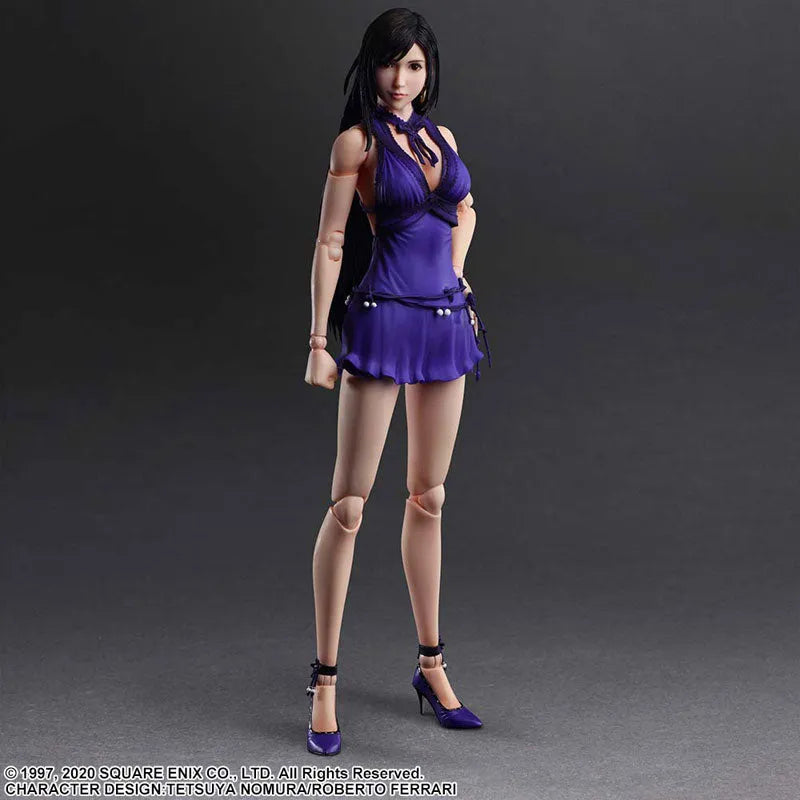 Final Fantasy VII Remake - Tifa Lockhart - Play Arts Kai - Dress Ver. (Square Enix)ㅤ – Square Enix – ActionFigureBrasil