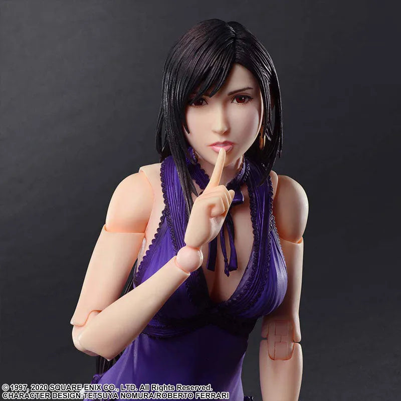 Final Fantasy VII Remake - Tifa Lockhart - Play Arts Kai - Dress Ver. (Square Enix)ㅤ – Square Enix – ActionFigureBrasil