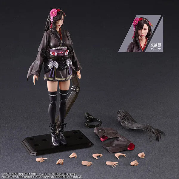 Final Fantasy VII Remake - Tifa Lockhart - Play Arts Kai - Exotic Dress Ver. (Square Enix)ㅤ – Square Enix – ActionFigureBrasil