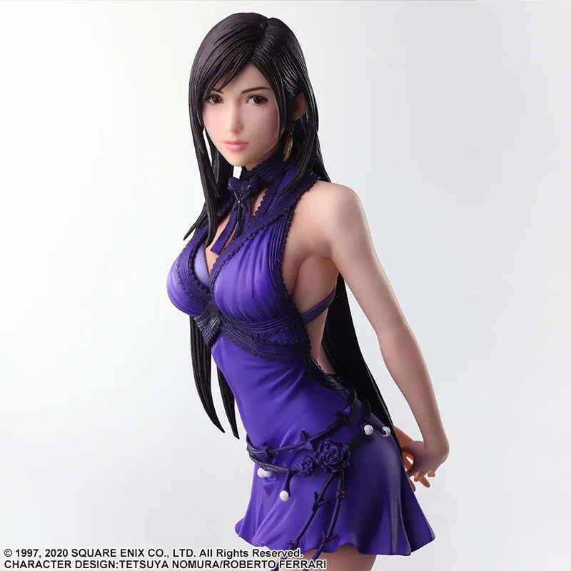 Final Fantasy VII Remake - Tifa Lockhart - Static Arts - Dress Ver. (Square Enix)ㅤ – Square Enix – ActionFigureBrasil