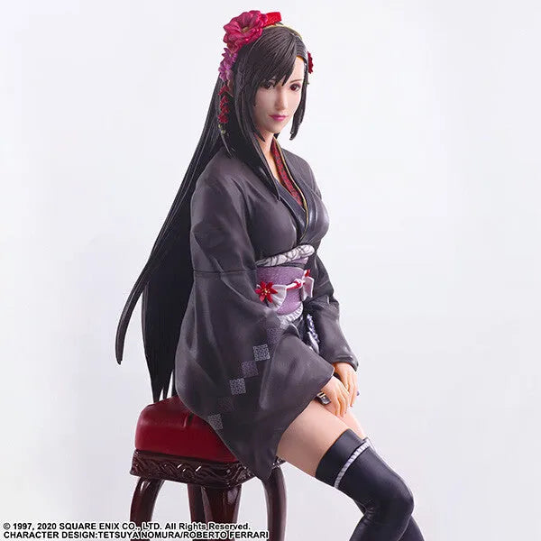 Final Fantasy VII Remake - Tifa Lockhart - Static Arts - Exotic Dress Ver. (Square Enix)ㅤ – Square Enix – ActionFigureBrasil