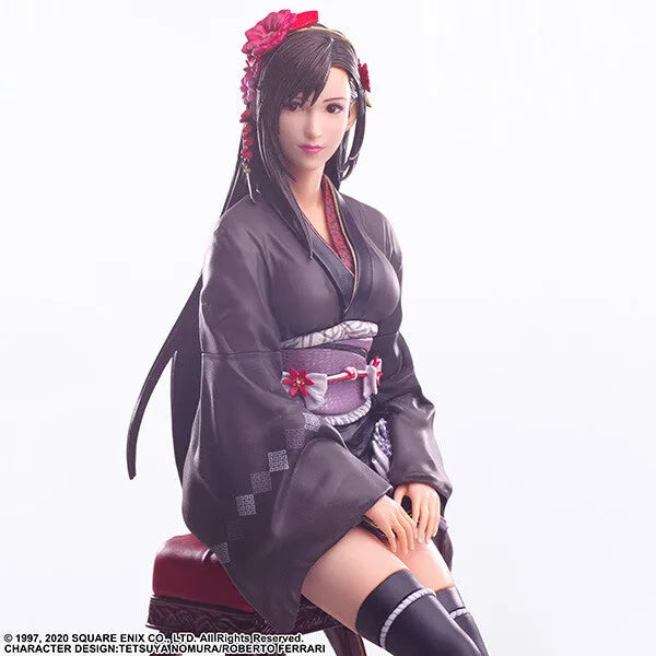 Final Fantasy VII Remake - Tifa Lockhart - Static Arts - Exotic Dress Ver. (Square Enix)ㅤ – Square Enix – ActionFigureBrasil