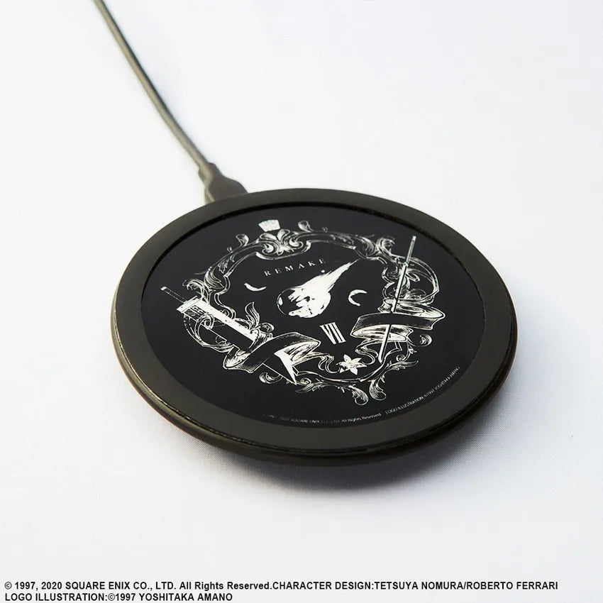 Final Fantasy VII Remake Wireless Charging Pad (Emblem) – Square Enix – ActionFigure Brasil