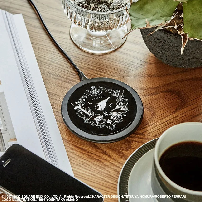 Final Fantasy VII Remake Wireless Charging Pad (Emblem) – Square Enix – ActionFigure Brasil