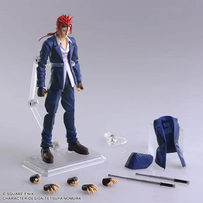 Final Fantasy VII - Reno - Bring Arts (Square Enix)ㅤ – Square Enix – ActionFigureBrasil — iluminação de estúdio
