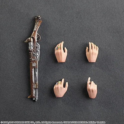 Final Fantasy XII - Balthier Bunansa - Play Arts Kai (Square Enix)ㅤ – Square Enix – ActionFigureBrasil — com base expositora