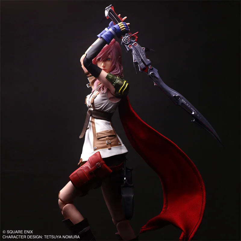 Final Fantasy XIII - Lightning - Play Arts Shin (Square Enix)ㅤ – Square Enix – ActionFigureBrasil
