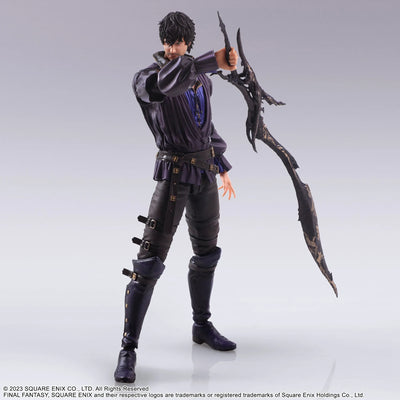 Final Fantasy XVI - Barnabas Tharmr - Bring Arts (Square Enix)ㅤ – Square Enix – ActionFigureBrasil — com base expositora