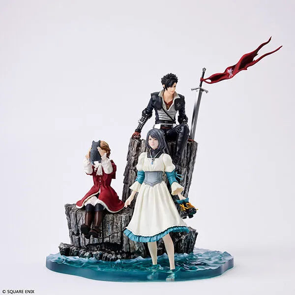 Final Fantasy XVI - Clive Rosfield - Jill Warrick - Joshua Rosfield - Torgal - Form-Ism Scene (Nostalgia) (Square Enix)ㅤ – Square Enix – ActionFigureBrasil