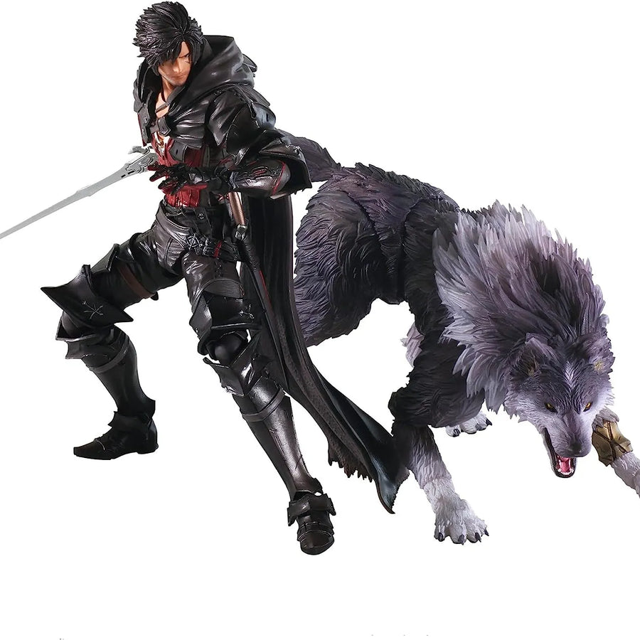 Final Fantasy XVI - Clive Rosfield&Torgal - Bring Arts (Square Enix)ㅤ – Square Enix – ActionFigureBrasil