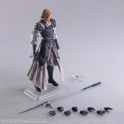Final Fantasy XVI - Dion Lesage - Bring Arts (Square Enix)ㅤ – Square Enix – ActionFigureBrasil — com base expositora