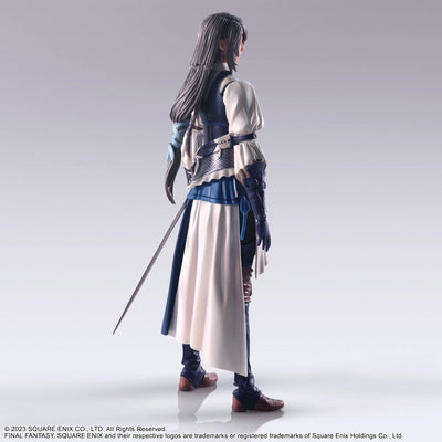 Final Fantasy XVI - Jill Warrick - Bring Arts (Square Enix)ㅤ – Square Enix – ActionFigureBrasil — com base expositora