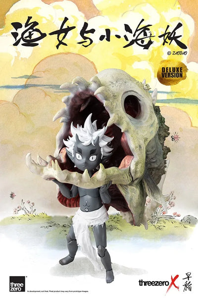 Fishergirl and Little Sea Elf (Deluxe Version) (Deluxe Version) – Threezero – ActionFigure Brasil — ângulo diferente