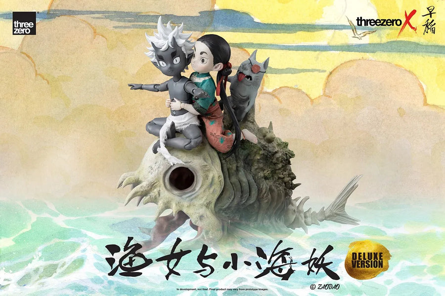 Fishergirl and Little Sea Elf (Deluxe Version) (Deluxe Version) – Threezero – ActionFigure Brasil
