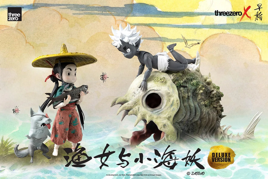 Fishergirl and Little Sea Elf (Deluxe Version) (Deluxe Version) – Threezero – ActionFigure Brasil