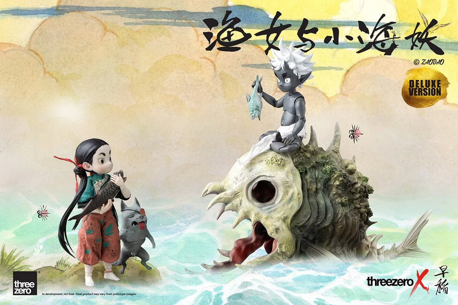 Fishergirl and Little Sea Elf (Deluxe Version) (Deluxe Version) – Threezero – ActionFigure Brasil