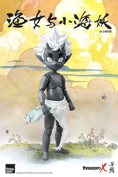 Fishergirl and Little Sea Elf – Threezero – ActionFigure Brasil — detalhe do produto