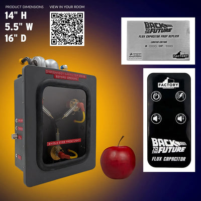 Flux Capacitor - LIMITED EDITION: 1000 – Factory Entertainment – ActionFigure Brasil — com base expositora