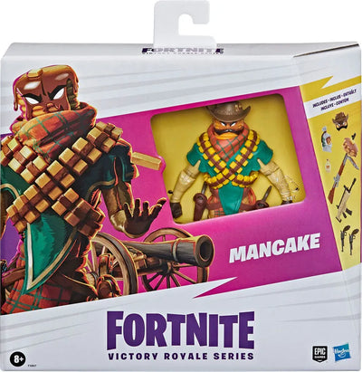 Fortnite - Hasbro Action Figure: 6 Inch / Victory Royale - Deluxe Collection Series 2.0 - Mancakeㅤ – Hasbro – ActionFigureBrasil — detalhe do produto