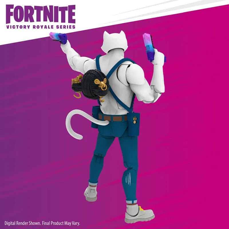 Fortnite - Hasbro Action Figure: 6 Inch / Victory Royale - Meowscles (Ghost)ㅤ – Hasbro – ActionFigureBrasil