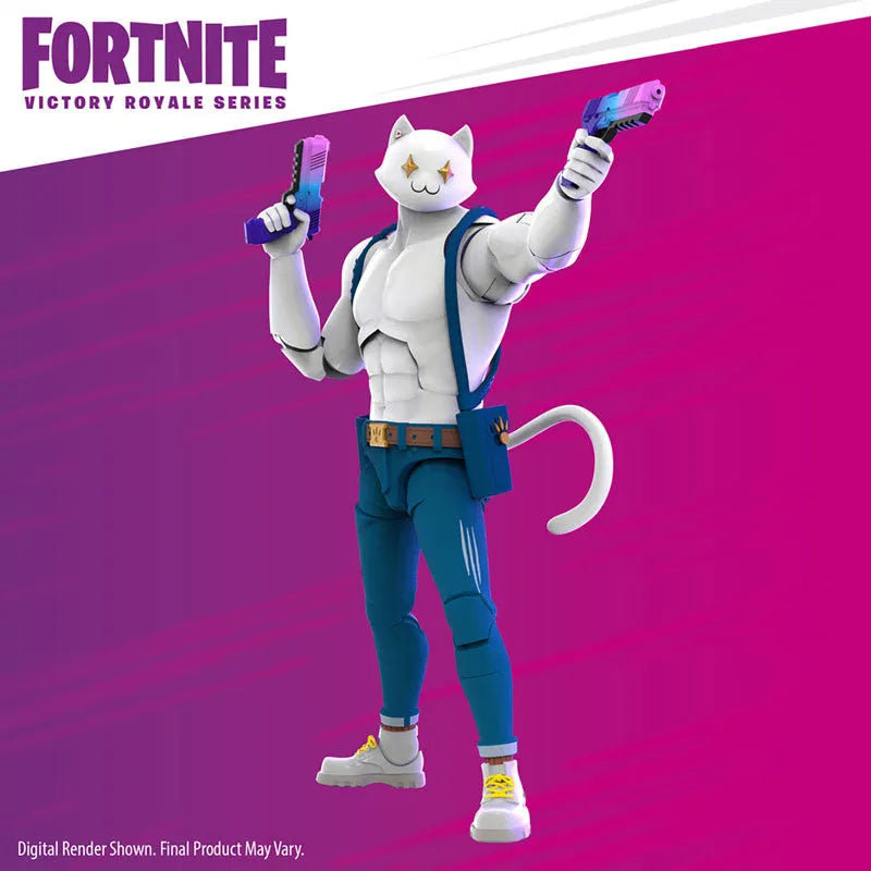 Fortnite - Hasbro Action Figure: 6 Inch / Victory Royale - Meowscles (Ghost)ㅤ – Hasbro – ActionFigureBrasil