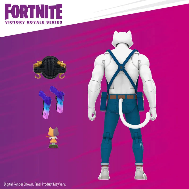 Fortnite - Hasbro Action Figure: 6 Inch / Victory Royale - Meowscles (Ghost)ㅤ – Hasbro – ActionFigureBrasil
