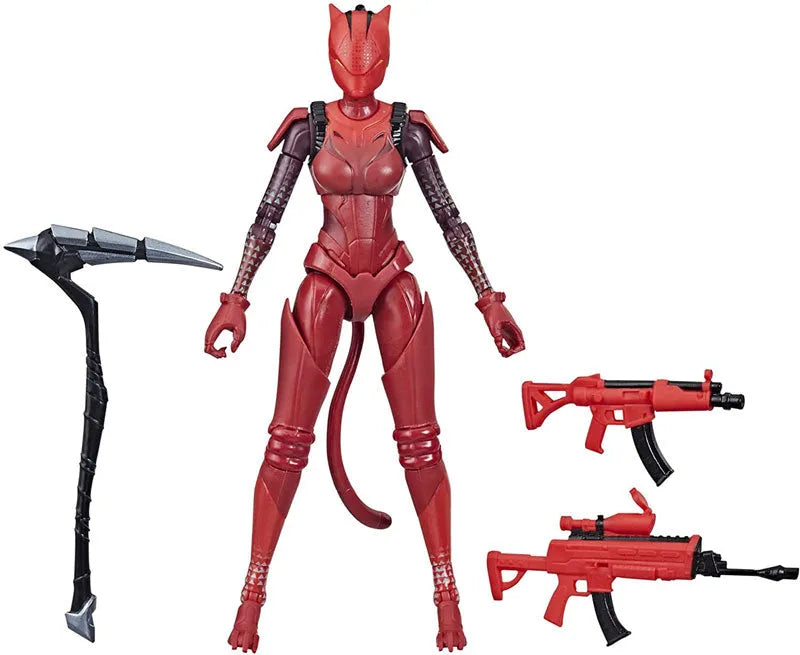 Fortnite - Hasbro Action Figure: 6 Inch / Victory Royale - Series 3.0 - Lynx (Red)ㅤ – Hasbro – ActionFigureBrasil