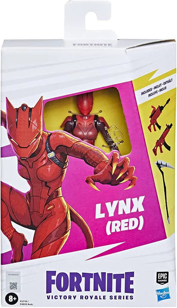 Fortnite - Hasbro Action Figure: 6 Inch / Victory Royale - Series 3.0 - Lynx (Red)ㅤ – Hasbro – ActionFigureBrasil — detalhe do produto