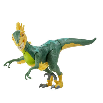 "Fortnite" "Victory Royale" 6 Inch Action Figure Creature Raptor (Yellow)ㅤ – Hasbro – ActionFigureBrasil — com base expositora