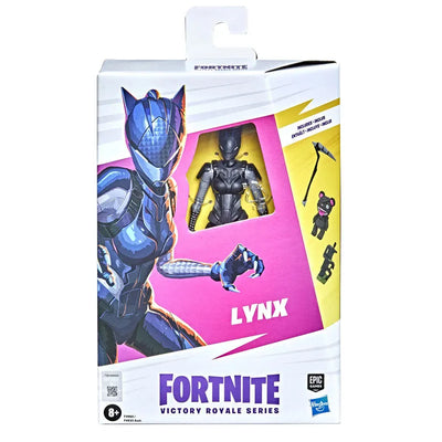 "Fortnite" "Victory Royale" 6 Inch Action Figure Series 1 Lynx (Stage 4 / Black)ㅤ – Hasbro – ActionFigureBrasil — ângulo diferente