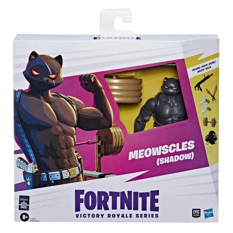 Fortnite Victory Royale Action Figure Deluxe Collection Series 1 Meowscles (Shadow)ㅤ – Hasbro – ActionFigureBrasil
