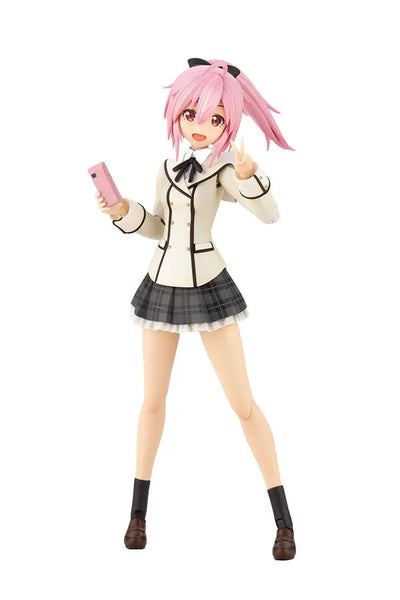Frame Arms Girl - Gennai Ao - Sousaishojoteien - 1/10 - Wakaba Girls' High School Winter Clothes, Dreaming Style Happy Monochrome (Kotobukiya) [Shop Exclusive]ㅤ – Kotobukiya – ActionFigureBrasil
