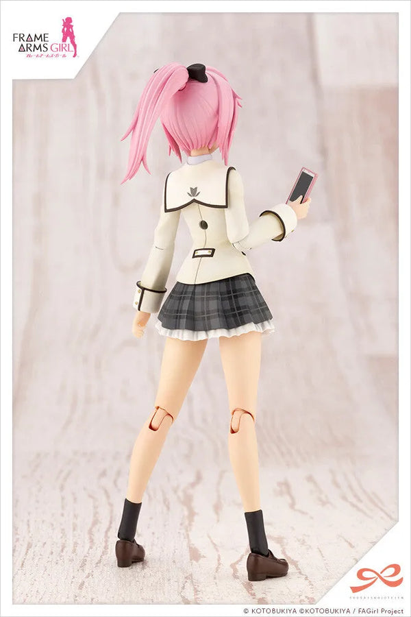 Frame Arms Girl - Gennai Ao - Sousaishojoteien - 1/10 - Wakaba Girls' High School Winter Clothes, Dreaming Style Happy Monochrome (Kotobukiya) [Shop Exclusive]ㅤ – Kotobukiya – ActionFigureBrasil