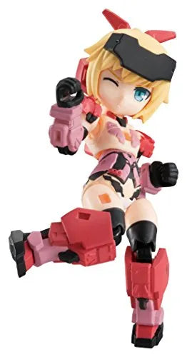 Frame Arms Girl - Jinrai - Desktop Army - Frame Arms Girl KT-323f Jinrai Series - Akagake (w/suprised facial expression) (MegaHouse)ㅤ – MegaHouse – ActionFigureBrasil