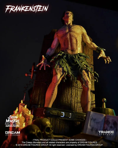 Frankenstein - LIMITED EDITION: 99 – Dream Figures – ActionFigure Brasil — com base expositora