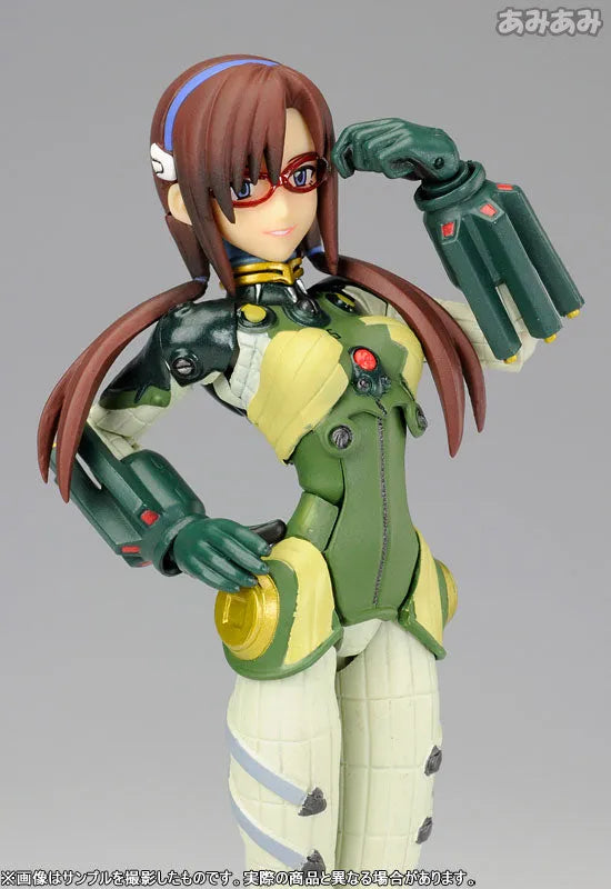 Fraulein Revoltech No.020 Makinami Mari Illustrious Old Plug Suit (Evangelion: 2.0 You Can (Not) Advance)ㅤ – Kaiyodo – ActionFigureBrasil