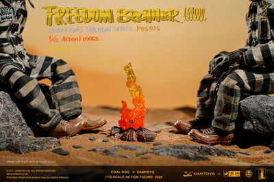 Freedom Brothers – Damtoys – ActionFigure Brasil — com base expositora