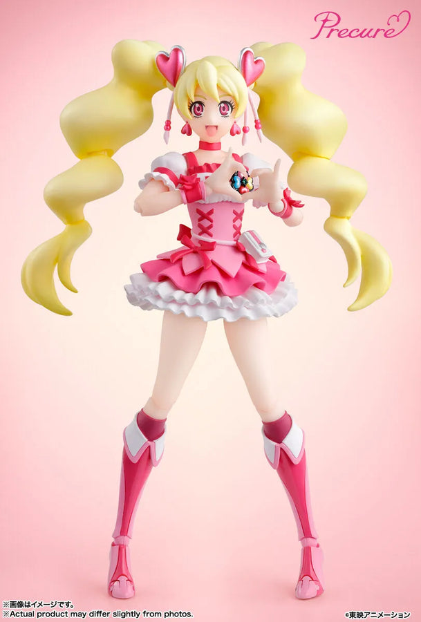 Fresh Precure! - Chiffon - Cure Peach - S.H.Figuarts - Precure Character Designer’s Edition (Bandai Spirits)ㅤ – Bandai Spirits – ActionFigureBrasil