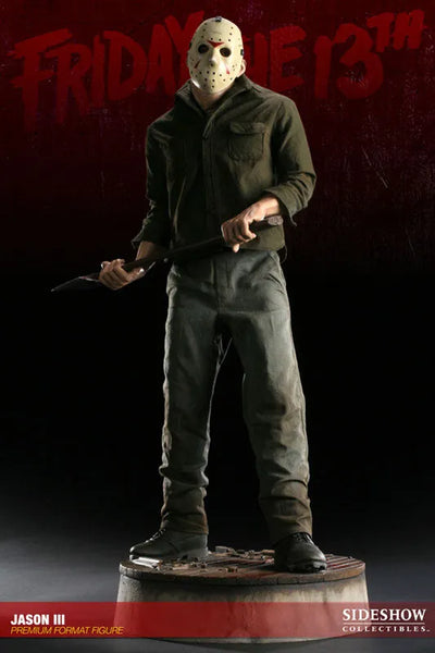 Friday the 13th Part III - 1/4 Scale Premium Figure: Jason Voorheesㅤ – Sideshow Collectibles – ActionFigureBrasil