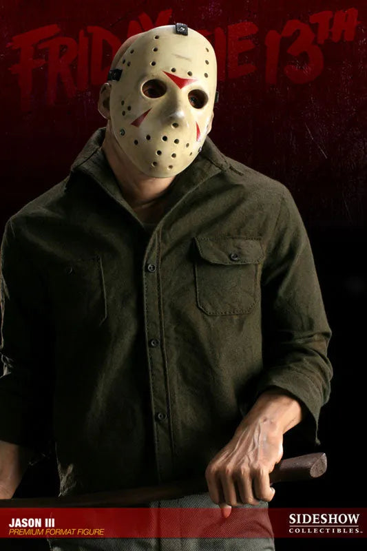 Friday the 13th Part III - 1/4 Scale Premium Figure: Jason Voorheesㅤ – Sideshow Collectibles – ActionFigureBrasil