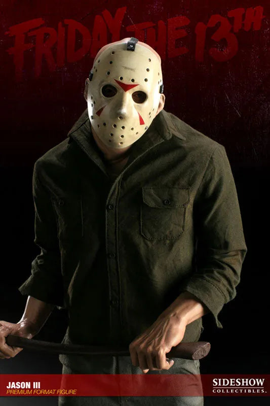 Friday the 13th Part III - 1/4 Scale Premium Figure: Jason Voorheesㅤ – Sideshow Collectibles – ActionFigureBrasil