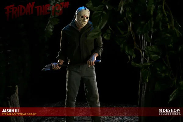Friday the 13th Part III - 1/4 Scale Premium Figure: Jason Voorheesㅤ – Sideshow Collectibles – ActionFigureBrasil
