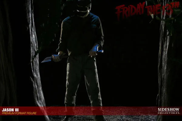 Friday the 13th Part III - 1/4 Scale Premium Figure: Jason Voorheesㅤ – Sideshow Collectibles – ActionFigureBrasil