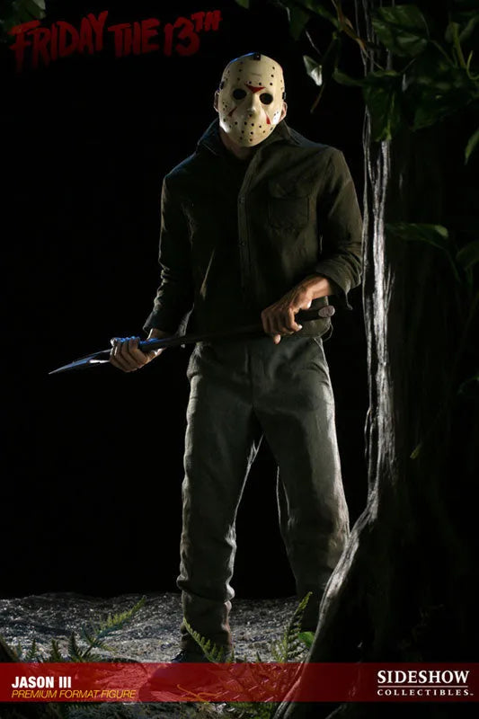 Friday the 13th Part III - 1/4 Scale Premium Figure: Jason Voorheesㅤ – Sideshow Collectibles – ActionFigureBrasil