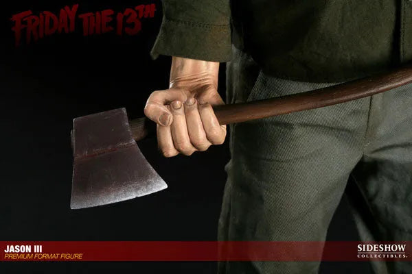 Friday the 13th Part III - 1/4 Scale Premium Figure: Jason Voorheesㅤ – Sideshow Collectibles – ActionFigureBrasil