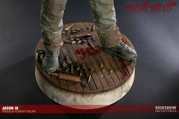 Friday the 13th Part III - 1/4 Scale Premium Figure: Jason Voorheesㅤ – Sideshow Collectibles – ActionFigureBrasil
