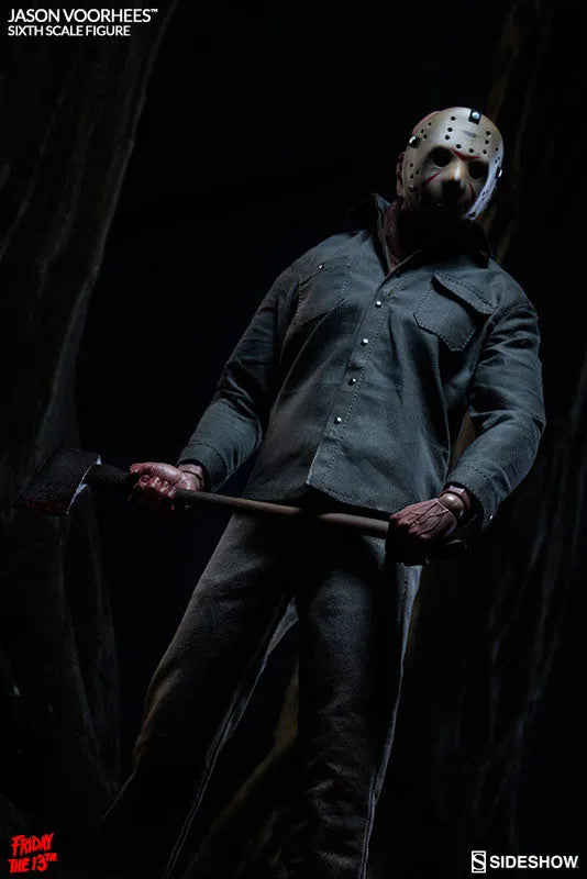 Friday the 13th PART3 1/6 Scale Figure - SideShow Sixth Scale: Jason Vorheesㅤ – Sideshow Collectibles – ActionFigureBrasil