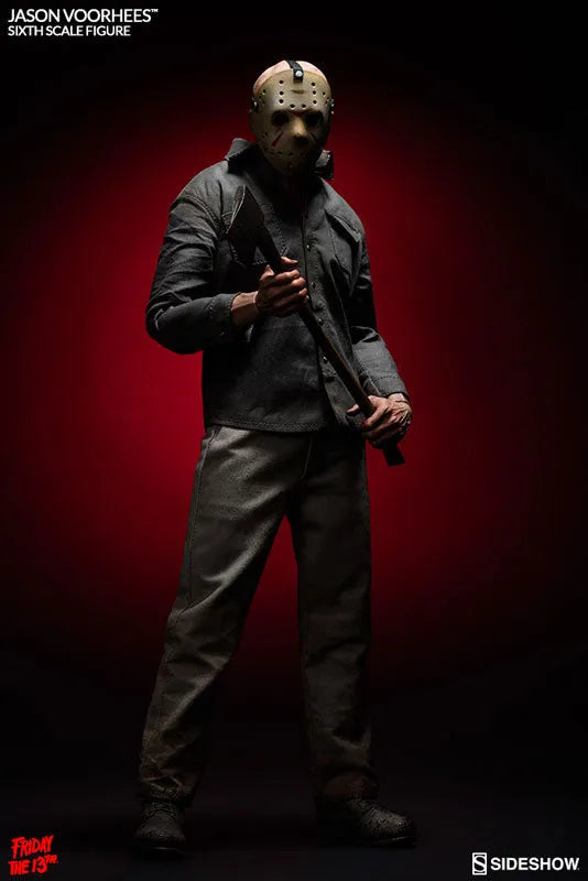 Friday the 13th PART3 1/6 Scale Figure - SideShow Sixth Scale: Jason Vorheesㅤ – Sideshow Collectibles – ActionFigureBrasil